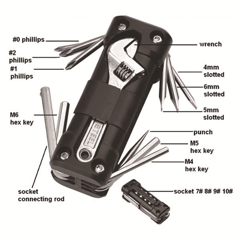 Multifunctional Pocket Size Bike Tool - Image 3