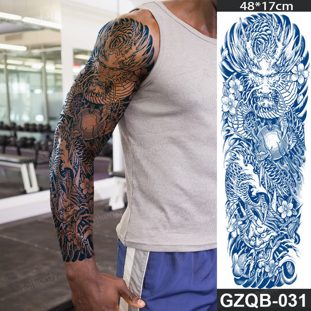 Ethnic Long Sleeve Semi-Permanent Temporary Tattoo - Image 24