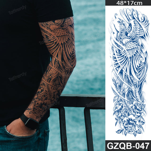 Ethnic Long Sleeve Semi-Permanent Temporary Tattoo - Image 22