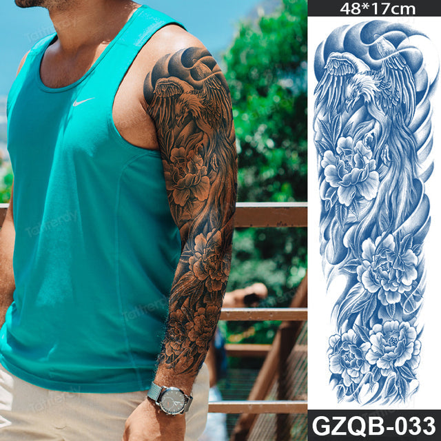 Ethnic Long Sleeve Semi-Permanent Temporary Tattoo - Image 10